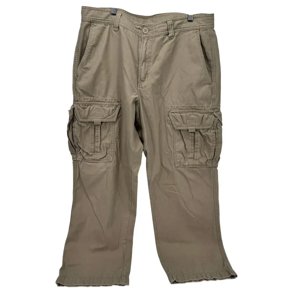 The North Face Cargo Pants Mens 34‎ (35x29 ACTUAL) Khaki Coastal Cotton Vintage